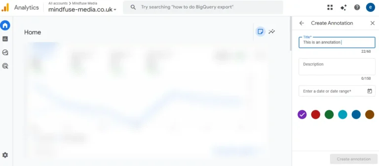 Ga4 how to add annotations